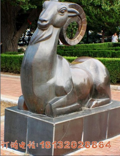 公园动物十二生肖铜雕